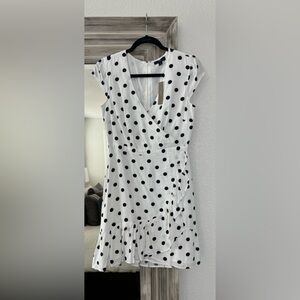 J crew, polkadot extra small dress